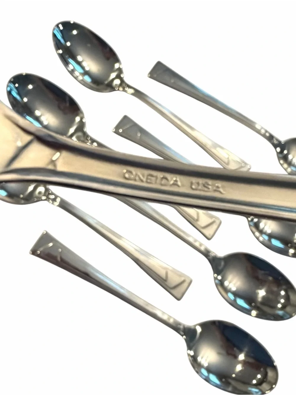 Oneida TREES Mirror Glossy Stainless Flatware Lot Replacement Set 24 Pieces